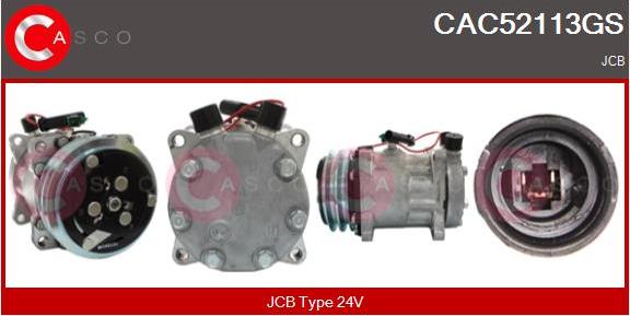 Casco CAC52113GS - Compressor, air conditioning autospares.lv