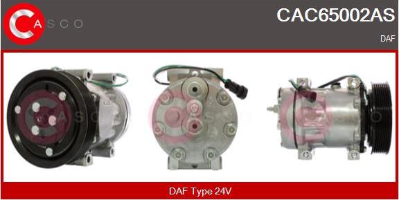Casco CAC65002AS - Compressor, air conditioning autospares.lv