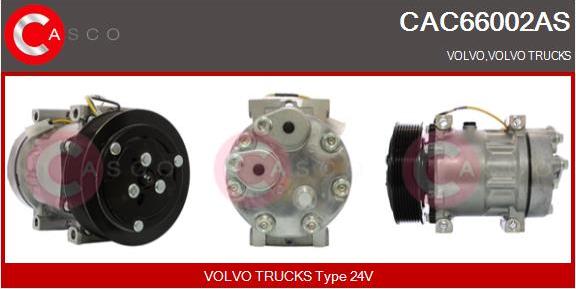 Casco CAC66002AS - Compressor, air conditioning autospares.lv