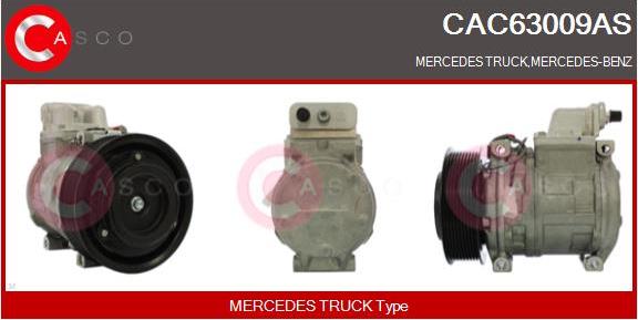 Casco CAC63009AS - Compressor, air conditioning autospares.lv