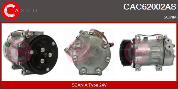 Casco CAC62002AS - Compressor, air conditioning autospares.lv