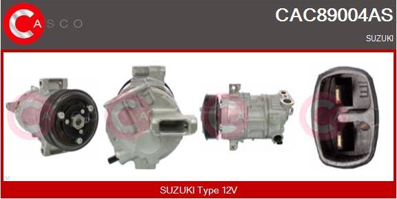 Casco CAC89004AS - Compressor, air conditioning autospares.lv