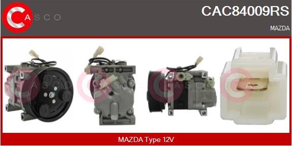 Casco CAC84009RS - Compressor, air conditioning autospares.lv