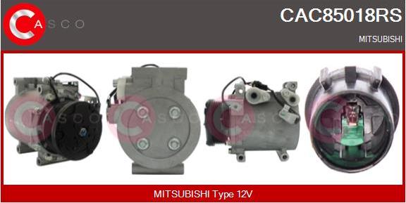 Casco CAC85018RS - Compressor, air conditioning autospares.lv
