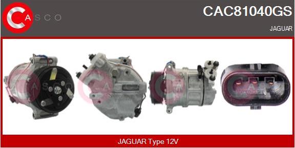 Casco CAC81040GS - Compressor, air conditioning autospares.lv