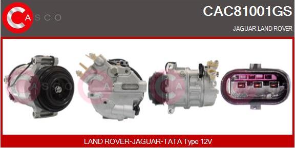 Casco CAC81001GS - Compressor, air conditioning autospares.lv