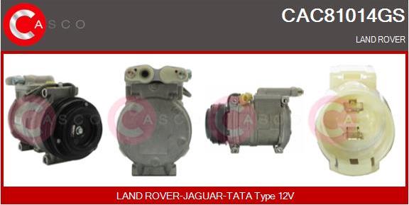 Casco CAC81014GS - Compressor, air conditioning autospares.lv