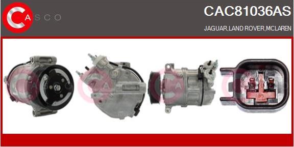 Casco CAC81036AS - Compressor, air conditioning autospares.lv