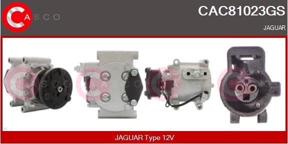 Casco CAC81023GS - Compressor, air conditioning autospares.lv
