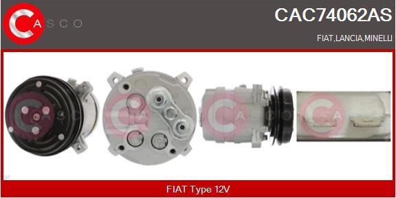 Casco CAC74062AS - Compressor, air conditioning autospares.lv