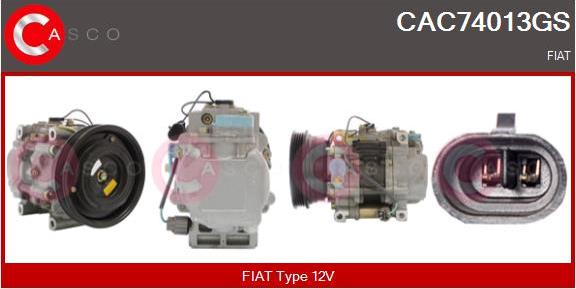 Casco CAC74013GS - Compressor, air conditioning autospares.lv