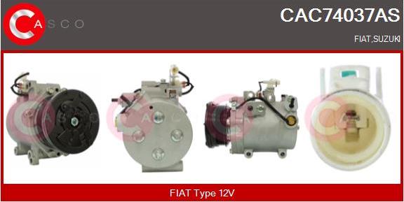 Casco CAC74037AS - Compressor, air conditioning autospares.lv