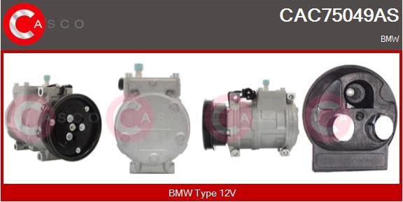 Casco CAC75049AS - Compressor, air conditioning autospares.lv