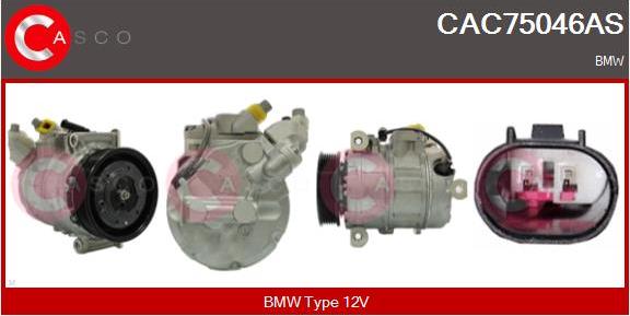 Casco CAC75046AS - Compressor, air conditioning autospares.lv