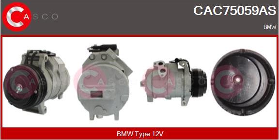 Casco CAC75059AS - Compressor, air conditioning autospares.lv