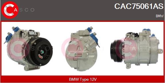 Casco CAC75061AS - Compressor, air conditioning autospares.lv