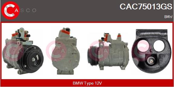 Casco CAC75013GS - Compressor, air conditioning autospares.lv