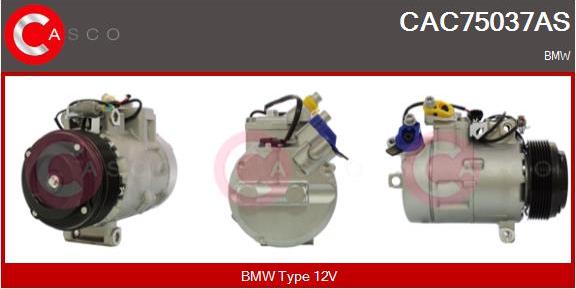 Casco CAC75037AS - Compressor, air conditioning autospares.lv