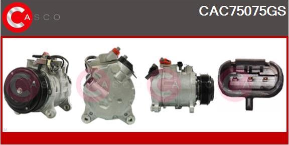 Casco CAC75075GS - Compressor, air conditioning autospares.lv