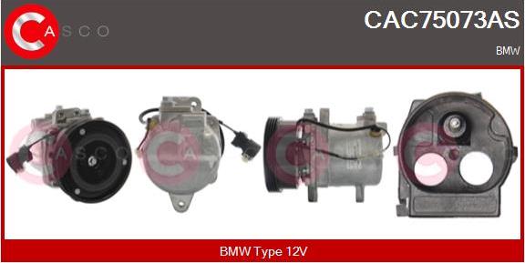 Casco CAC75073AS - Compressor, air conditioning autospares.lv