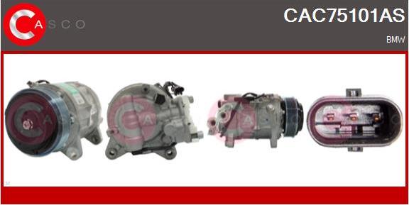 Casco CAC75101AS - Compressor, air conditioning autospares.lv