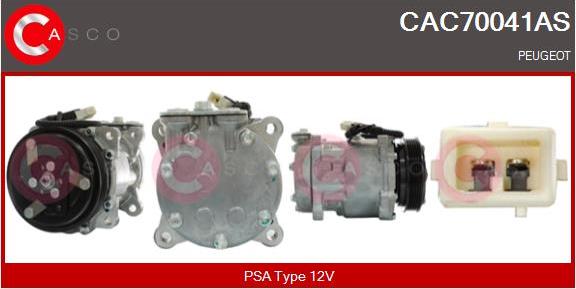 Casco CAC70041AS - Compressor, air conditioning autospares.lv