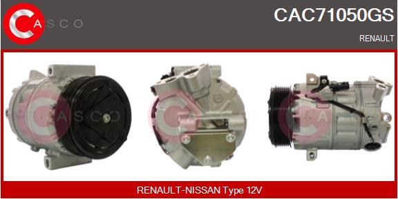 Casco CAC71050GS - Compressor, air conditioning autospares.lv