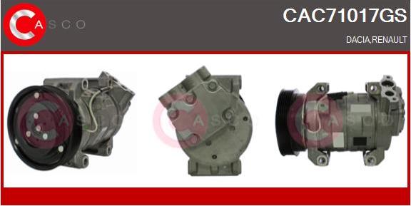 Casco CAC71017GS - Compressor, air conditioning autospares.lv