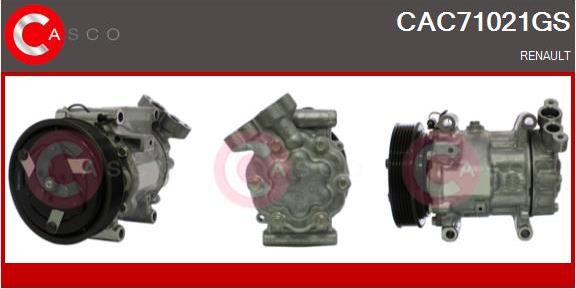 Casco CAC71021GS - Compressor, air conditioning autospares.lv