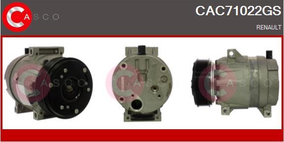 Casco CAC71022GS - Compressor, air conditioning autospares.lv