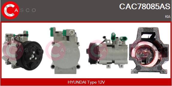 Casco CAC78085AS - Compressor, air conditioning autospares.lv