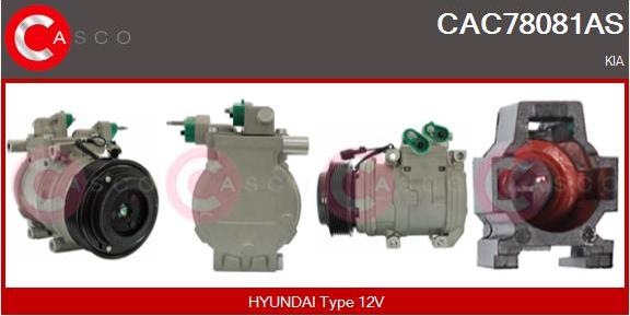 Casco CAC78081AS - Compressor, air conditioning autospares.lv