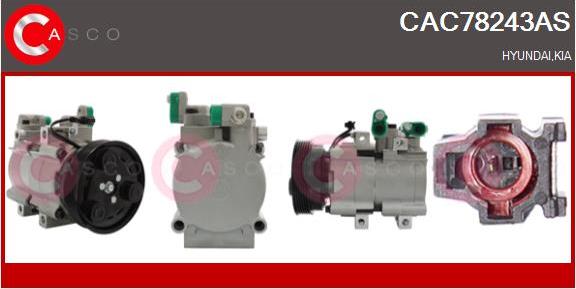 Casco CAC78243AS - Compressor, air conditioning autospares.lv