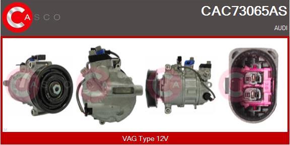 Casco CAC73065AS - Compressor, air conditioning autospares.lv