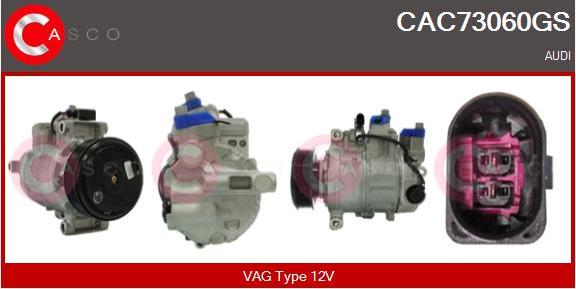 Casco CAC73060GS - Compressor, air conditioning autospares.lv