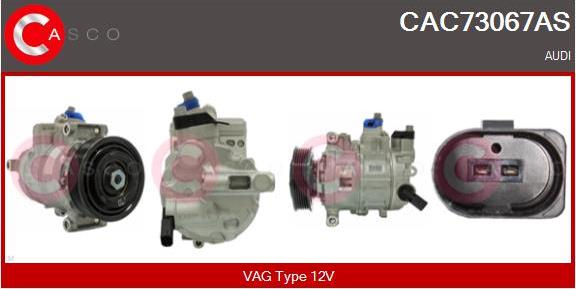 Casco CAC73067AS - Compressor, air conditioning autospares.lv