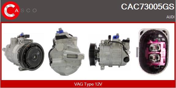 Casco CAC73005GS - Compressor, air conditioning autospares.lv