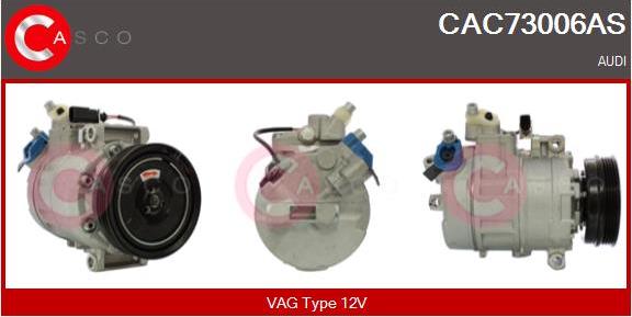 Casco CAC73006AS - Compressor, air conditioning autospares.lv