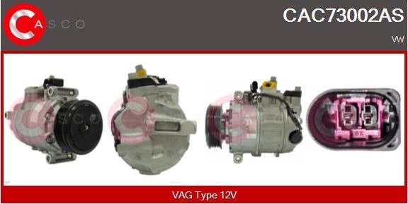 Casco CAC73002AS - Compressor, air conditioning autospares.lv