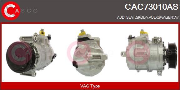 Casco CAC73010AS - Compressor, air conditioning autospares.lv