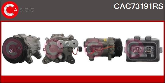 Casco CAC73191RS - Compressor, air conditioning autospares.lv