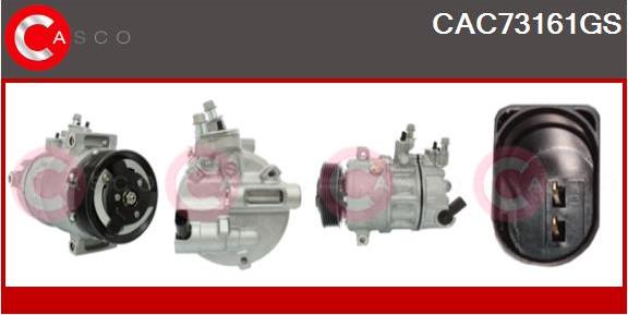 Casco CAC73161GS - Compressor, air conditioning autospares.lv