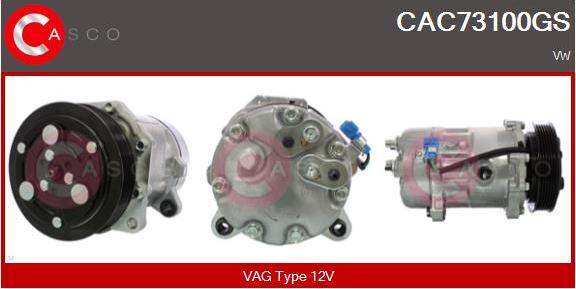 Casco CAC73100GS - Compressor, air conditioning autospares.lv