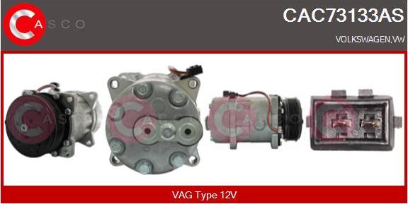 Casco CAC73133AS - Compressor, air conditioning autospares.lv