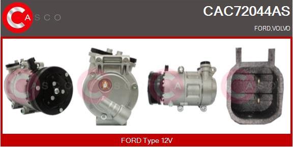 Casco CAC72044AS - Compressor, air conditioning autospares.lv
