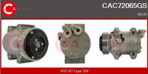 Casco CAC72065GS - Compressor, air conditioning autospares.lv