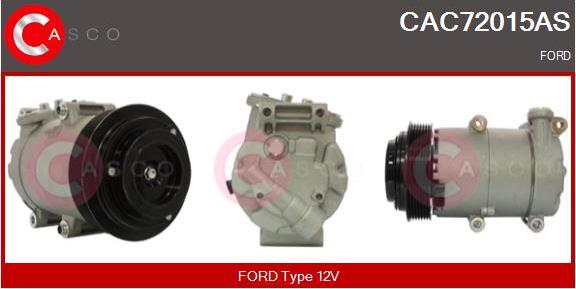 Casco CAC72015AS - Compressor, air conditioning autospares.lv