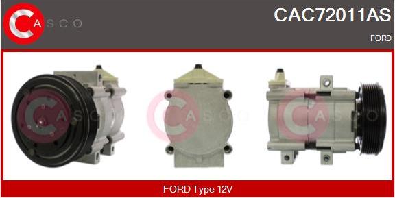 Casco CAC72011AS - Compressor, air conditioning autospares.lv