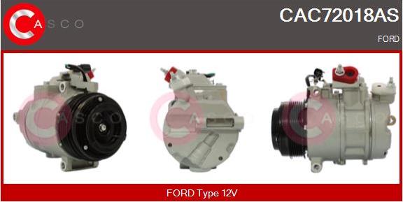 Casco CAC72018AS - Compressor, air conditioning autospares.lv