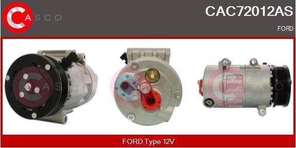 Casco CAC72012AS - Compressor, air conditioning autospares.lv